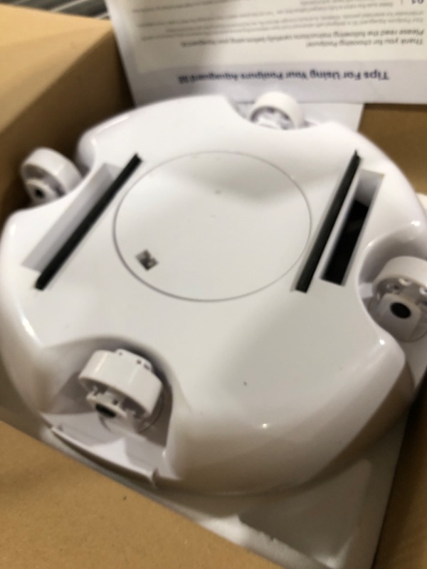 Photo 1 of POOLPURE Cordless Robotic Pool Cleaner - Dual 30W Motors, 100Min Runtime, for Above & In-Ground Pools Up to 1000 Sq.Ft, Auto-Parking, Advanced Waterproof Technology