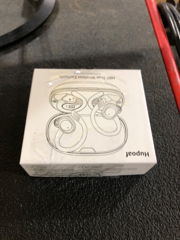 Photo 1 of Hupoaf Wireless Earbuds Sport, 2025 Bluetooth 5.4 Headphones with Earhooks, 50H Stereo Deep Bass Over Ear Buds with 4 ENC Noise Canceling Mics, IP7 Waterproof Earphones for Running Workout Gym -Rose