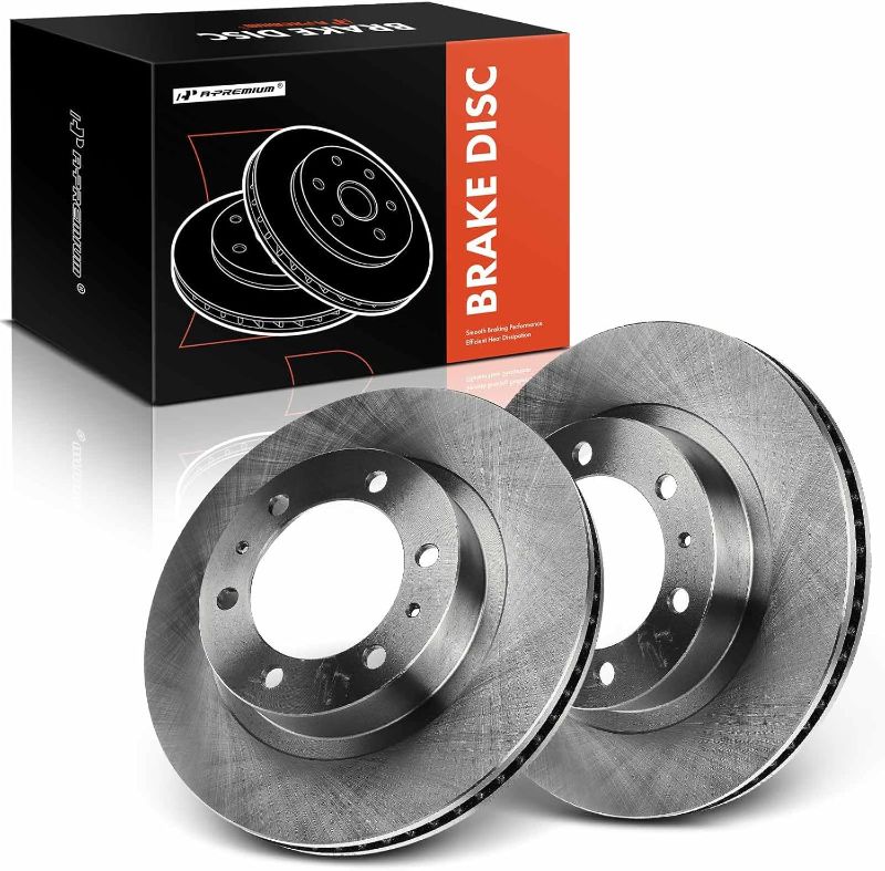 Photo 1 of A-Premium 12.56 inch (319mm) Front Vented Disc Brake Rotors Compatible with Select Toyota Models - Tacoma 2005-2021, 4Runner 2003-2009, FJ Cruiser 2007-2014, 2-PC Set