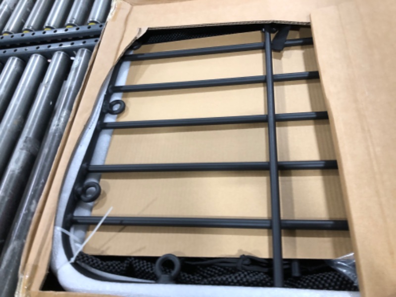 Photo 1 of Wildroad Car Roof Platform, Universal Roof Flat Rack Combo 90" x 47" x 1.3" Heavy Duty Roof Rack Platform with Cargo Bag, Cargo Net, Ratchet Straps and Anti-Rust Sealant Fits for SUV Truck Cars