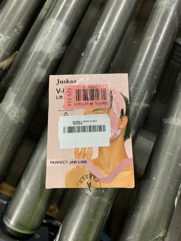 Photo 1 of Juskaa Reusable V Line Lifting Mask with Chin Strap for Sleeping,Face Lift Prevent Sagging, Jaw Exerciser,Pink,M