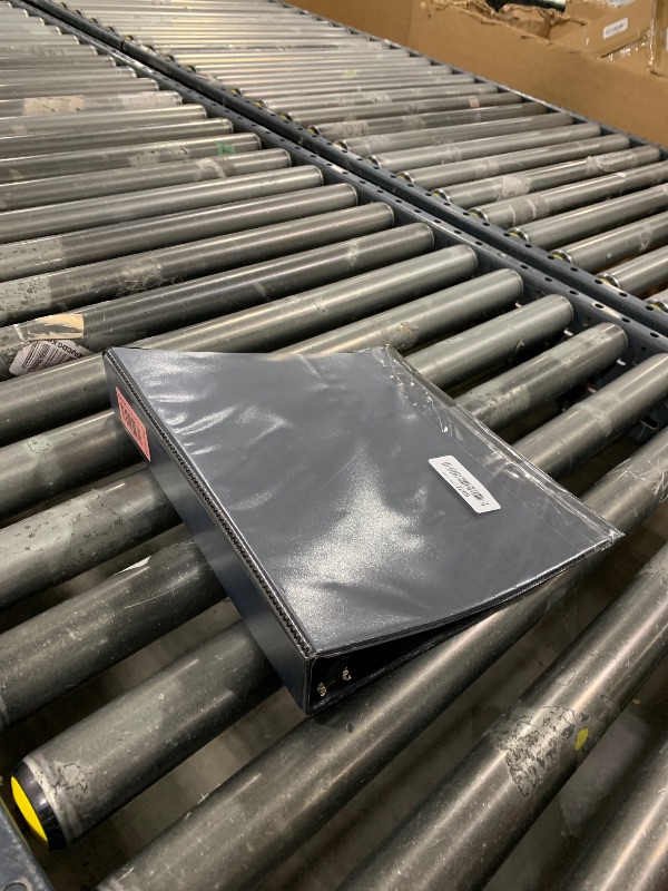 Photo 1 of Avery Heavy-Duty View 3 Ring Binder, 1.5" One Touch Slant Rings, Holds 8.5" x 11" Paper, 1 Black Binder (05400)