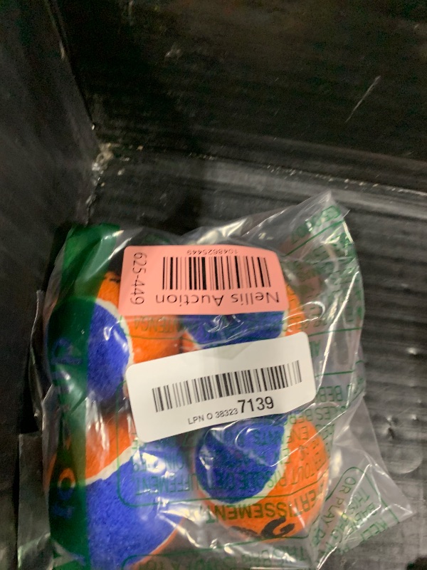 Photo 1 of AMA SPORT Squeaky Tennis Balls for Dogs 2.0" Small Dog Tennis Balls for Throwing and Fetching Dog Toys for Training, Exercise, High Bouncing 4 Pack (Orange Blue)