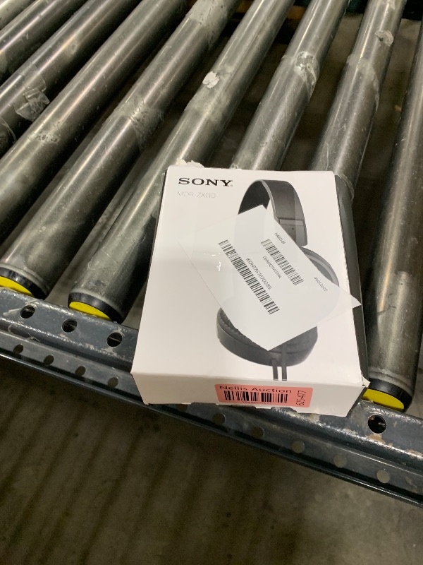Photo 1 of Sony ZX Series Wired On-Ear Headphones, Black MDR-ZX110
