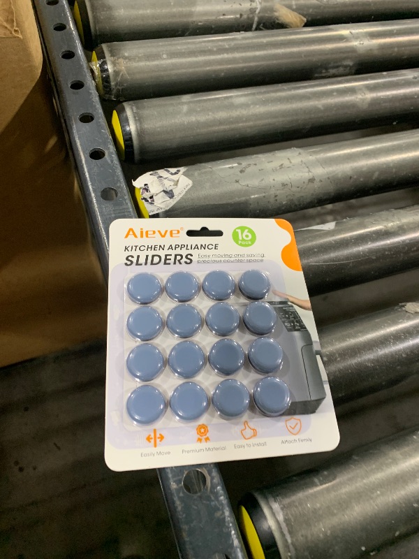 Photo 1 of Aieve Appliance Sliders, 16 Pcs Self Adhesive Appliance Slider for Easy Moving & Space Saving, Small Countertop Rollers Kitchen Hacks Mixer Accessories