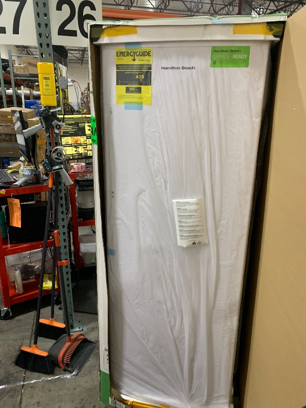 Photo 1 of Hamilton Beach HBFRF1100, 11 cu ft, Upright Freezer, White