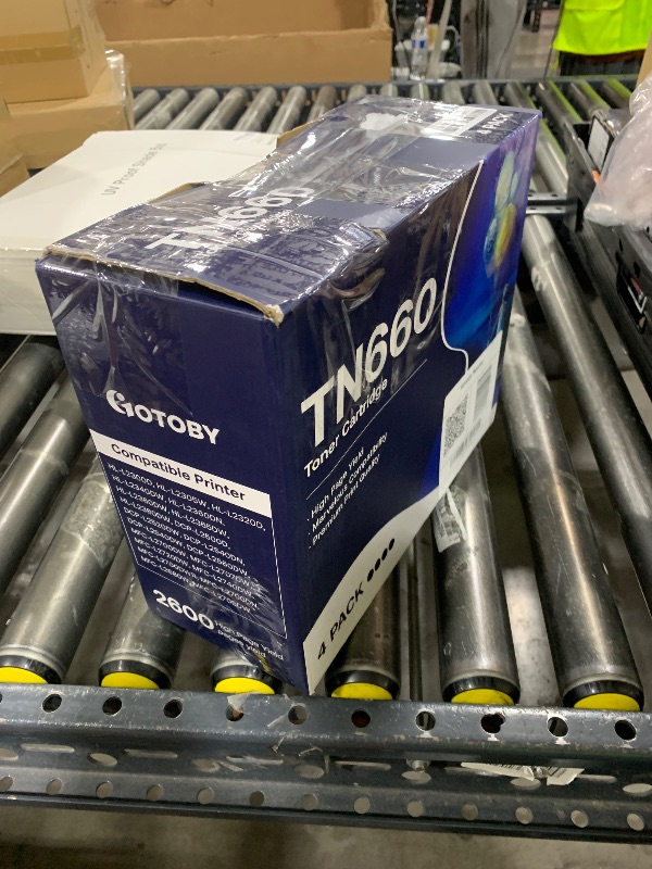 Photo 1 of TN660 Toner Cartridge Replacement Compatible for Brother TN 660 TN-660 TN630 High Yield to use with HL-L2380DW HL-L2320D HL-L2340DW DCP-L2540DW MFC-L2700DW MFC-L2720DW Printer (Black, 4 Pack)