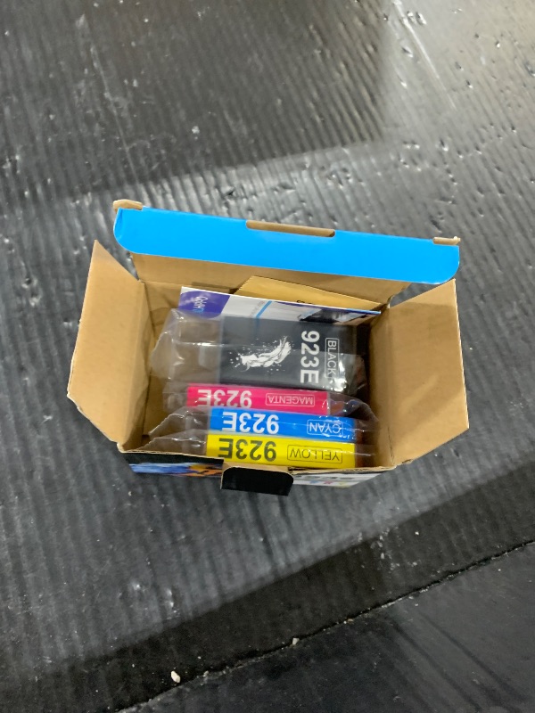 Photo 1 of 923XL 923e 923 Ink Cartridges for HP Printers 8130e 8135e Replacement HP Ink 923 Combo Pack, HP923e HP923 Ink Cartridges Work on Office Jet Pro 8138e 8139e 8125e 8122e 8120 8130 Series |4 Pack