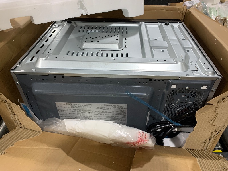 Photo 1 of Panasonic NN-SU66LS 1100W with Genius Sensor Cook and Auto Defrost Countertop Microwave Oven, 1.3 cu ft, Stainless Steel