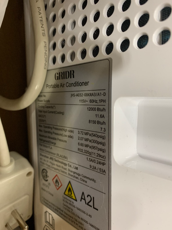 Photo 1 of 12000 BTU Portable Air Conditioners, AC Unit for Bedroom with 4 Modes Cooling/Dehumidifier/Fan & Sleep, Up to 400 Sq.Ft, 45db Quiet, 24H Timer & Remote, Standing Air Conditioner for Whole Rooms
