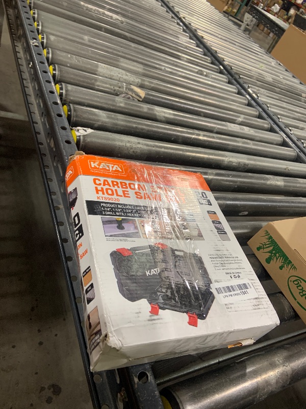 Photo 1 of KATA Hole Saw Set 20PCS Hole Saw Kit with 3/4"-6"(19-152mm) 13PCS Saw Blades, 2 Mandrels, 3 Drill Bits, 1 Installation Plate, 1 Hex Key, Ideal for Soft Wood, Plywood, Drywall, PVC