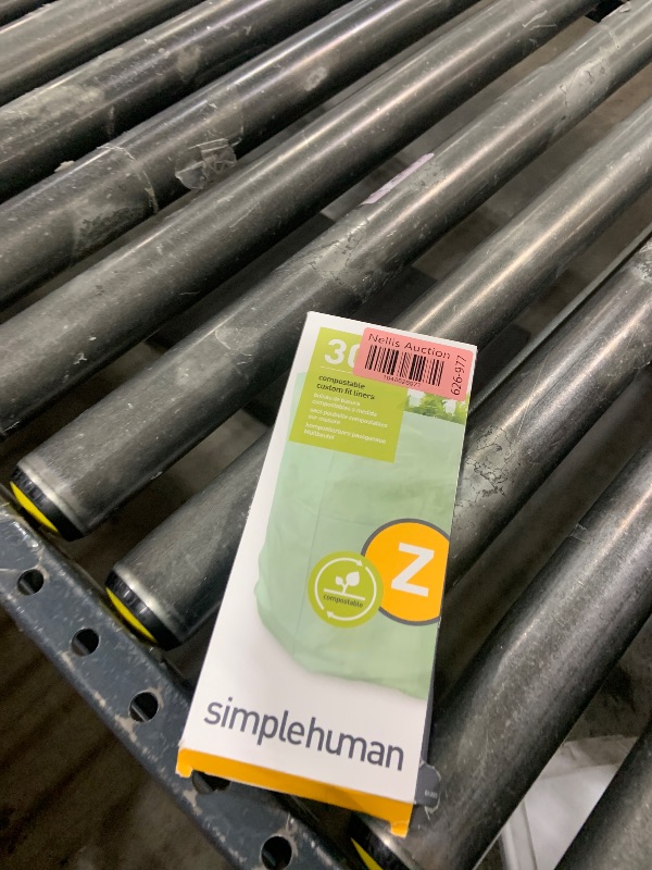 Photo 1 of simplehuman Code Z 30 Count, Genuine Custom Fit Liner, Compostable Trash Bags in Dispenser Packs