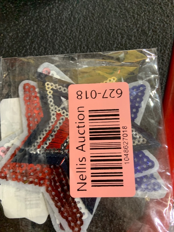 Photo 1 of Lucleag 60PCS Independence Day Star Embroidered Patches, Star Iron on Patches Mini Star Patches Star Embroidered Patches, DIY Accessories Embroidery Patches Sewing Craft for 4th of July Decor Gifts