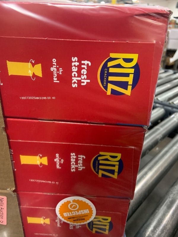 Photo 1 of RITZ Fresh Stacks Original Crackers, Bulk Travel Snacks, Party Size, School Snacks, 6 Boxes (96 Multi Snack Packs)