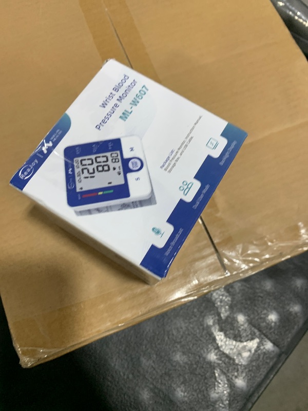Photo 1 of ReaJoy Wrist Blood Pressure Monitor, Automatic Wrist Blood Pressure Machine with Easy One-Touch Operation, Attached Blood Pressure Cuff and Storage