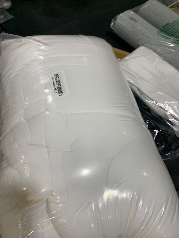 Photo 1 of ABENE Twin XL Size Mattress Topper for College Dorm, Extra Long Mattress Pad Pillowtop, Soft Plush Mattress Cover Bed Topper with Deep Pocket, Overfilled Down Alternative Filling, White