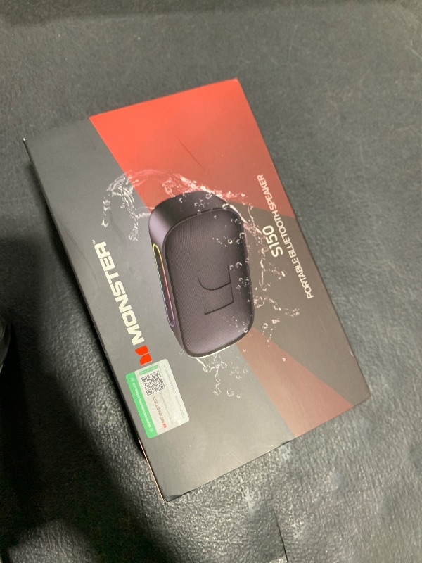 Photo 1 of Monster S150 Speaker, Strong Bluetooth 5.4, IPX7 Waterproof Wireless Speaker, Support Sulti-Channel Connection, HD Hands-Free Calling, Compact Design Bluetooth Speakers