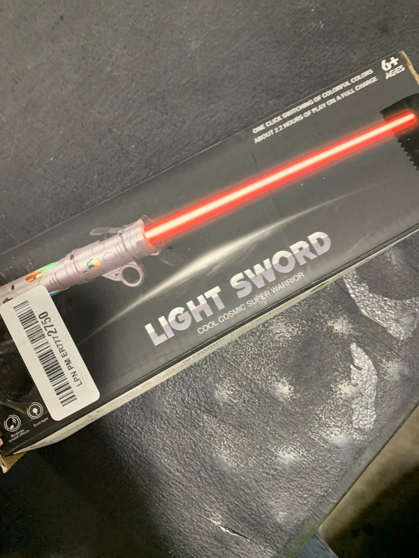 Photo 1 of Gianby Kids Saber, 2-in-1 LED Dual Light Swords Set with 25 Color Changing Electronic Lights & 3 Modes FX Sound, Rechargeable Roleplay Toy (2 Pack)