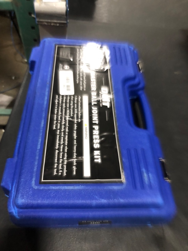 Photo 1 of Orion Motor Tech Ball Joint Press Kit, Heavy Duty Ball Joint Removal Tool Kit with 4x4 Adapters, for Most 2WD and 4WD Cars and Light Trucks