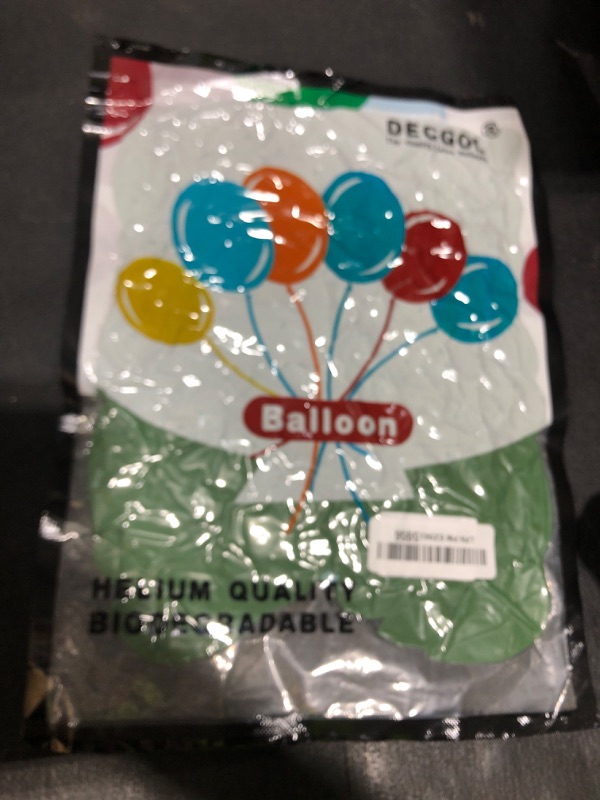 Photo 1 of 100pcs Sage Green Balloons 18 inch +12 inch +10 inch +5 inch Party Eucalyptus Olive Green Birthday Balloon Baby Shower Wedding Balloons