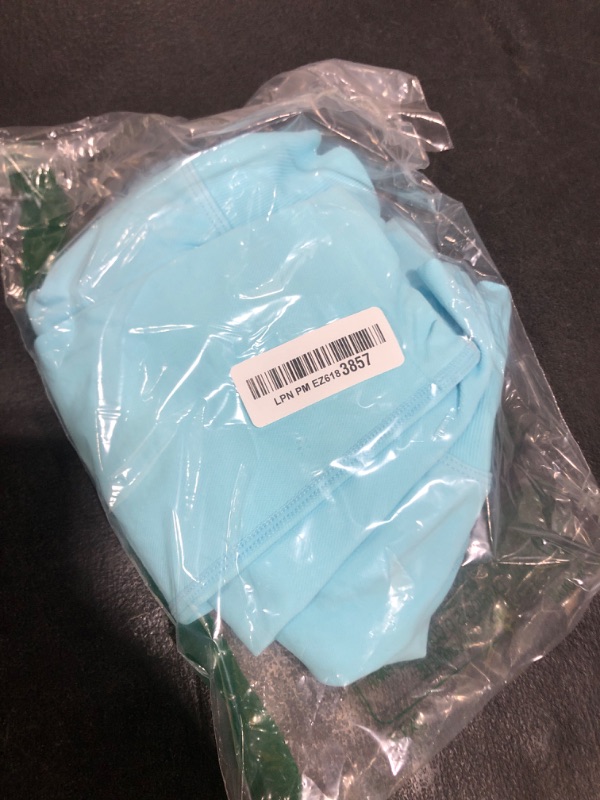 Photo 1 of Ieumaz Scrunch Butt Lifting Leggings for Women Gym Seamless Workout Leggings Mid Low Waist Tummy Control Yoga Pants Ice Blue xs 