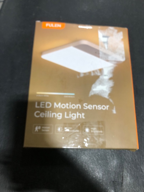 Photo 1 of FULEN Motion Sensor Ceiling Light Fixture, Cordless Closet Light Battery Operated, Rechargeable Magnetic Mount LED Shower Light for Bathroom,Stairs,Garage,Hallway,3 Color Temperatures,Remote Control