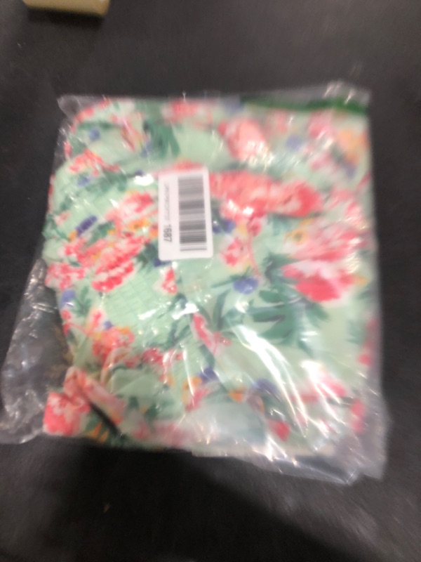 Photo 1 of 2025 Women's Summer Sleeveless Off Shoulder Floral Flowy A Line Maxi Dresses Green Pink S