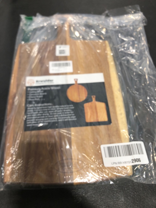 Photo 1 of Acacia Wood Cutting Board with Handle(16x10"Rectangle).charcuterie boards-Serving Board-Pizza Board-Cheese Board-decorative cutting boards for kitchen.Durable Multipurpose