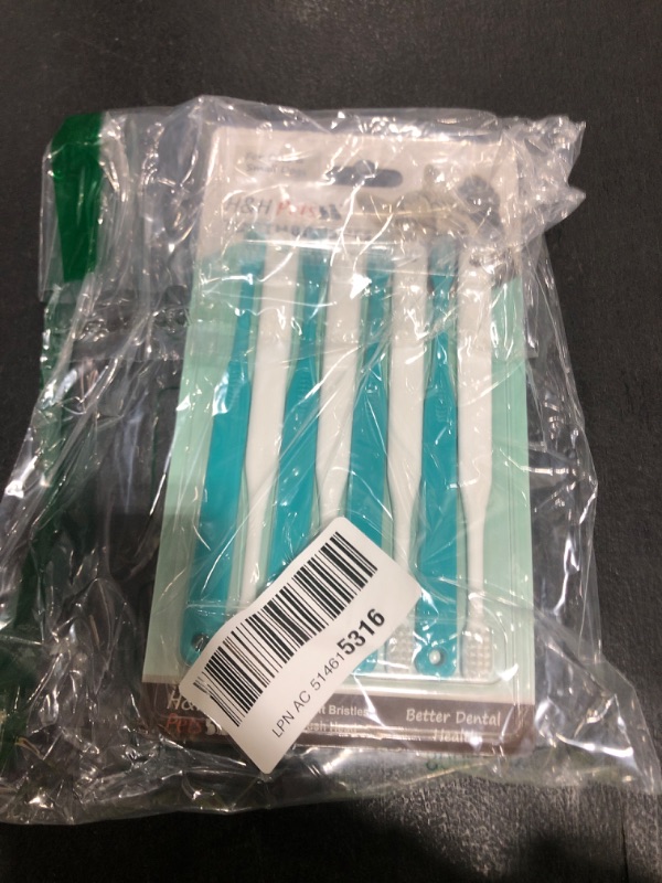 Photo 1 of H&H Pets Toothbrush for Small Dogs & Cats - Soft and Extra Small Toothbrush Designed for Cats, Puppies, and XS Breed Dogs Like Teacups, Chihuahuas, Yorkshire, and Poodle, 8 Count Pack