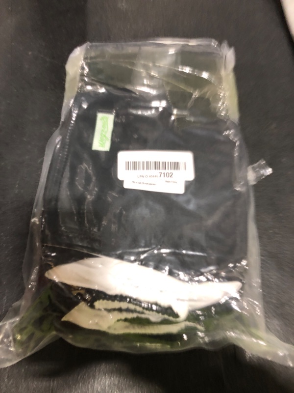 Photo 1 of Wegreeco Washable Male Dog Belly Wrap - Pack of 3 - (Black, Black, Black, X-Large)