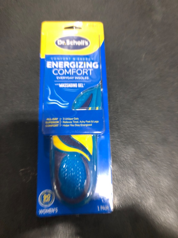 Photo 1 of Dr. Scholl’s Energizing Comfort Women’s Everyday Insoles with Massaging Gel - Clinically Proven, All-Day Energy and Comfort Inserts with Patented Triple Gel Design - Shock Absorbing, Arch Support