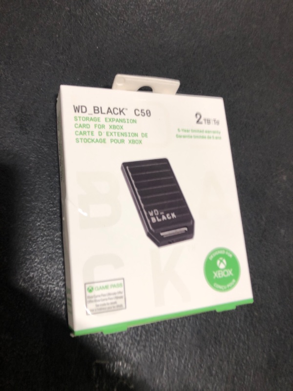 Photo 1 of WD_Black 2TB C50 Storage Expansion Card, Officially Licensed for Xbox – Quick Resume, Plug & Play, NVMe SSD Expansion for Xbox Series X|S Gaming Consoles - WDBMPH0020BNC-WCSN