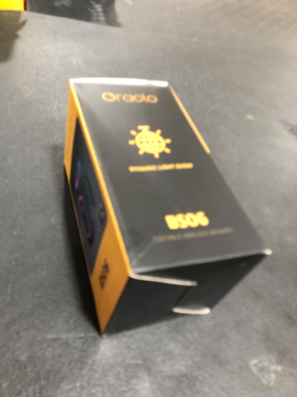 Photo 1 of Oraolo Portable Bluetooth Speaker with 24W Loud Stereo Sound, Colorful RGB Lights, TWS Pairing, Bluetooth 5.4, 15H Playtime, Support AUX/TF Card, Wireless Speaker for Outdoor Party Home