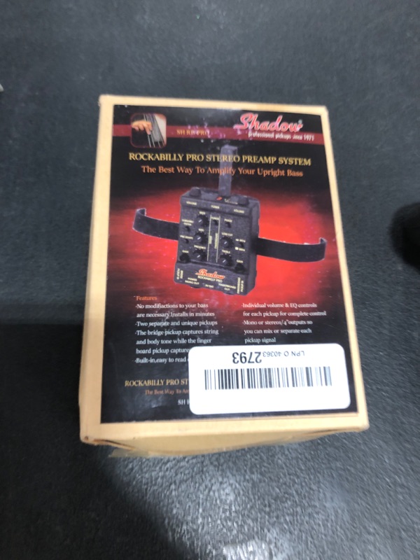 Photo 1 of Shadow RB-PRO Rockabilly Pro Upright Bass Pickup & Preamp
