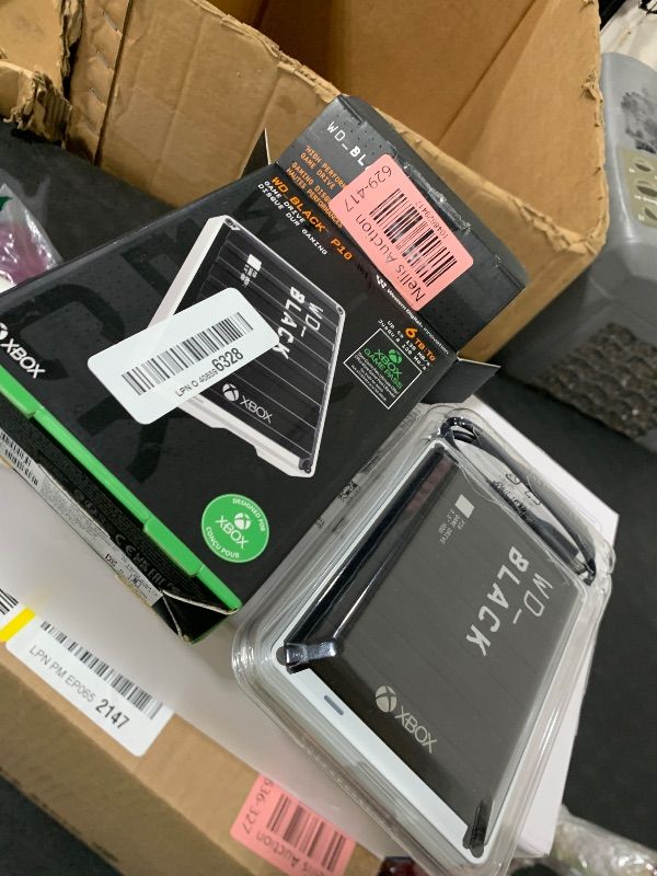 Photo 1 of WD_BLACK 6TB P10 Game Drive for Xbox - 1-Month Xbox Game Pass, Portable External Hard Drive for On-The-Go Access to Your Xbox Game Library - WDBZRG0060BBK-WESN