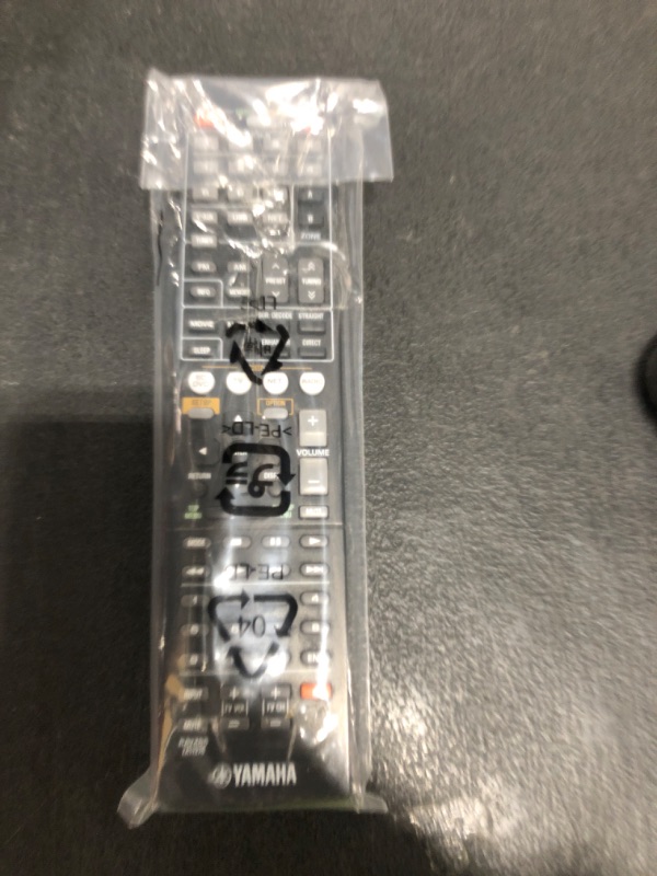 Photo 1 of JISOWA Replacement for Yamaha AV Receiver Remote Control Universal RX-V367 RAV463 ZA11350 RX-V375 RX-V677 RX-V371 RAV331 WT92670 RX-V373 RAV432 RX-V577 RAV494 HTR-3063 RX-V473 RAV293 WR00270 RAV521