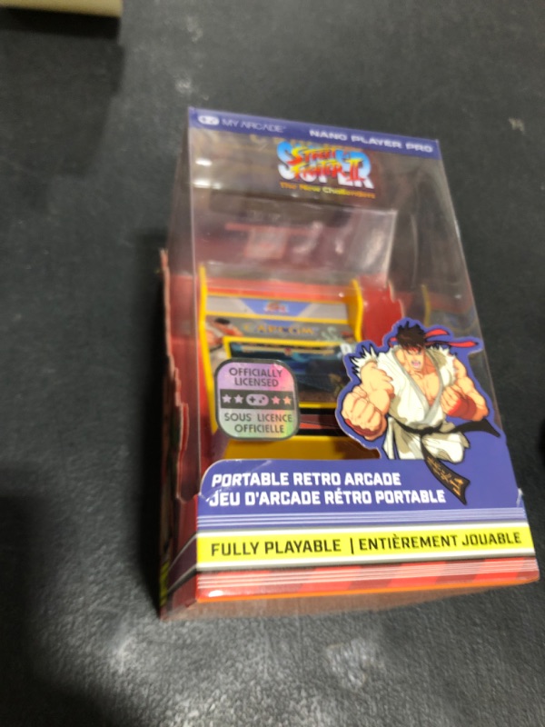 Photo 1 of My Arcade Super Street Fighter II Nano Player Pro: 2 Games in 1, 4.8" Video Game Collectible