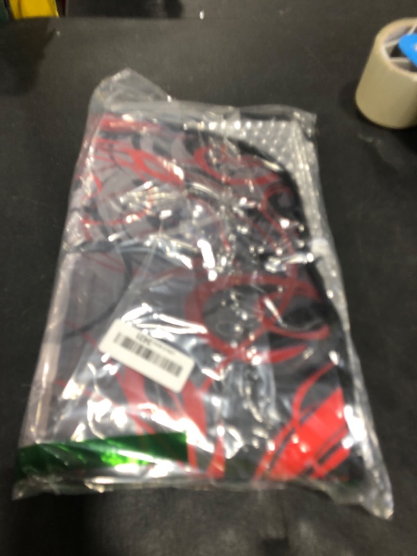 Photo 1 of KEEPREAL Black Red Floral Windshield Sun Shade Universal Fit Car Sunshade-Keep Your Vehicle Cool, UV Sun and Heat Reflector
