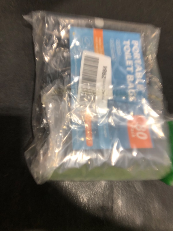 Photo 1 of 80 Portable Toilet Bags, Camping Toilet Bags, 5-8 Gallon Compostable Bags, Biodegradable Toilet Bags for 5-8 Gallon Bucket Toilet Seat, Biodegradable Waste Bags for Outdoor Boating Travel Camping