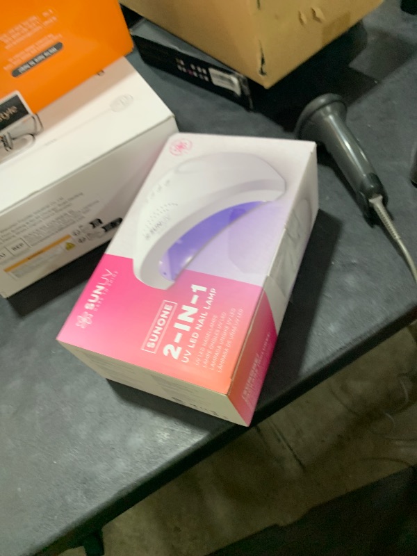 Photo 1 of SUNUV UV LED Nail Lamp, Gel Light for Nail Polish UV Dryer with 3 Timers SUNone White