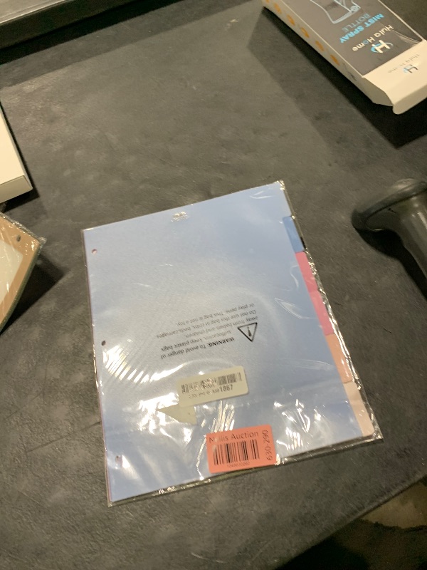 Photo 1 of Mr. Pen- Binder Dividers, 6 Tab Dividers, Pack of 2 Sets (12 Dividers Total), Dividers, Back to School Supplies