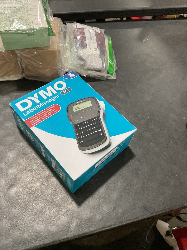 Photo 1 of PARTS ONLY ----------------------------------------------------------------DYMO Label Maker LabelManager 280 Rechargeable Portable Label Maker Easy-to-Use One-Touch Smart Keys QWERTY Keyboard PC and Mac Connectivity For Home & Office Organization