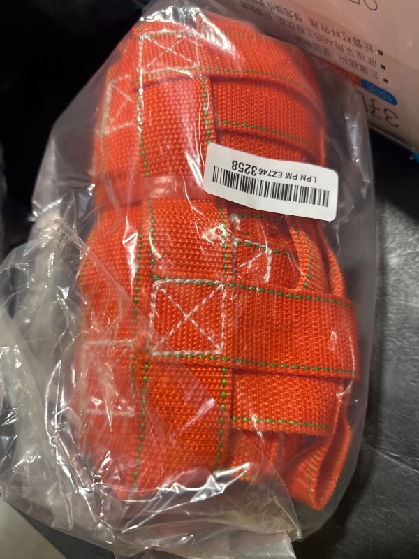 Photo 1 of YATOINTO Cargo Lifting Net 3.28' x 3.28', Lifting Net Straps for Hoist 661lbs Load Capacity, Nylon Sling Hoisting Net 10CM Square Hole for Construction Rigging Moving Towing Hoisting Loading Unloading
