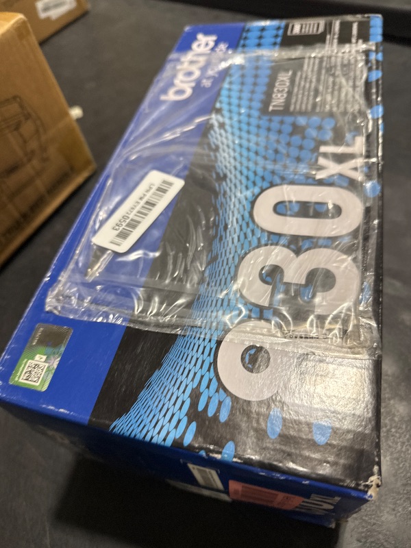 Photo 1 of Brother Genuine TN830XL Black High Yield Printer Toner Cartridge - Print up to 3,000 Pages(1)