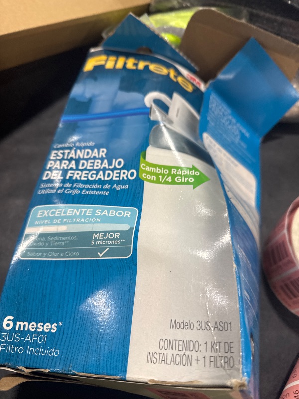 Photo 1 of Filtrete Standard Under Sink Quick Change Water Filtration System 3US-AS01