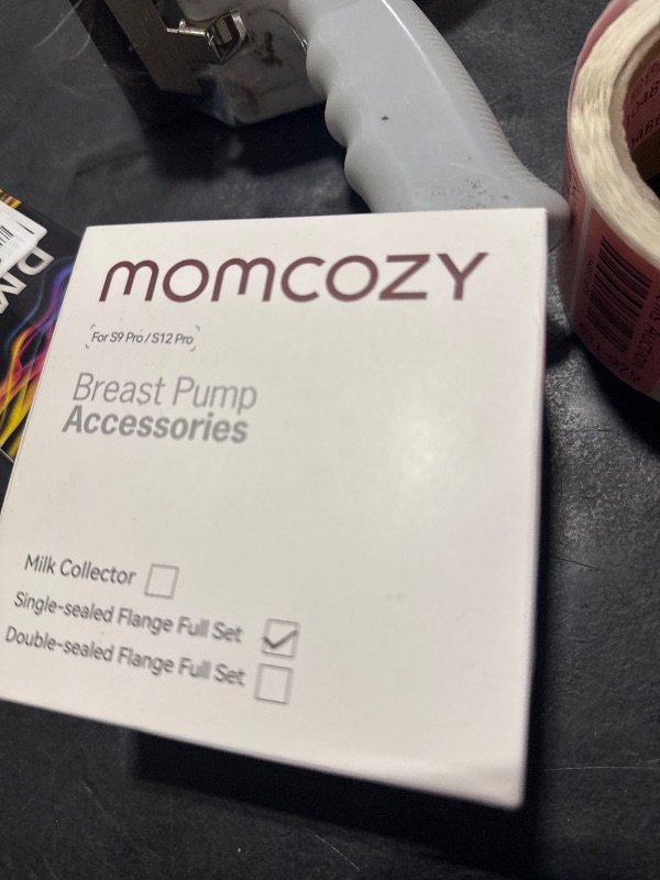 Photo 1 of Momcozy Original S9 Pro/S12 Pro Replacement Accessories, Only Compatible with Momcozy S9 Pro/S12 Pro Breast Pump NOT for S9/S12 (Single-Sealed Full Set Collector Cup with 24mm Flange,180ml, 1 Pack)