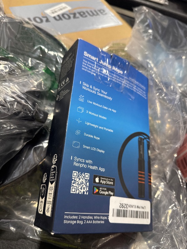 Photo 1 of Jump Rope, RENPHO Smart Jump Rope with Counter, Fitness Skipping Rope with APP Data Analysis, Workout Jump Ropes for Home Gym, Crossfit, Jumping Rope for Exercise for Men, Women, Girls, Kids