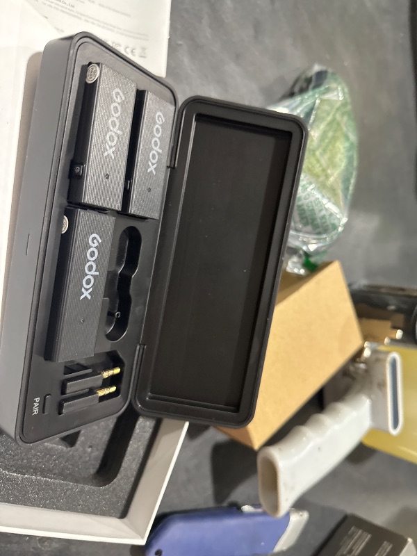 Photo 1 of GODOX ?2025 Latest Model Movelink Mini LT Kit Wireless Microphone System, 2.4GHz Lavalier Mic 100m(328ft.) Range with Charging Case for iPhone, Camera, Vlogger, Youtuber, Interviewer
