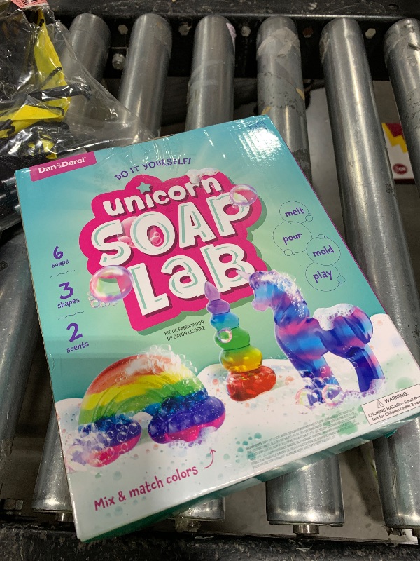 Photo 1 of Dan&Darci Unicorn Soap Making Kit - Girls Crafts DIY Project Age 6+ Year Old Kids - Unicorn Girl Gifts - Science STEM Activity Teenage Gift - Make Your Own Soap Kits - Craft Toys Ages 6 7 8 9 10 11 12
