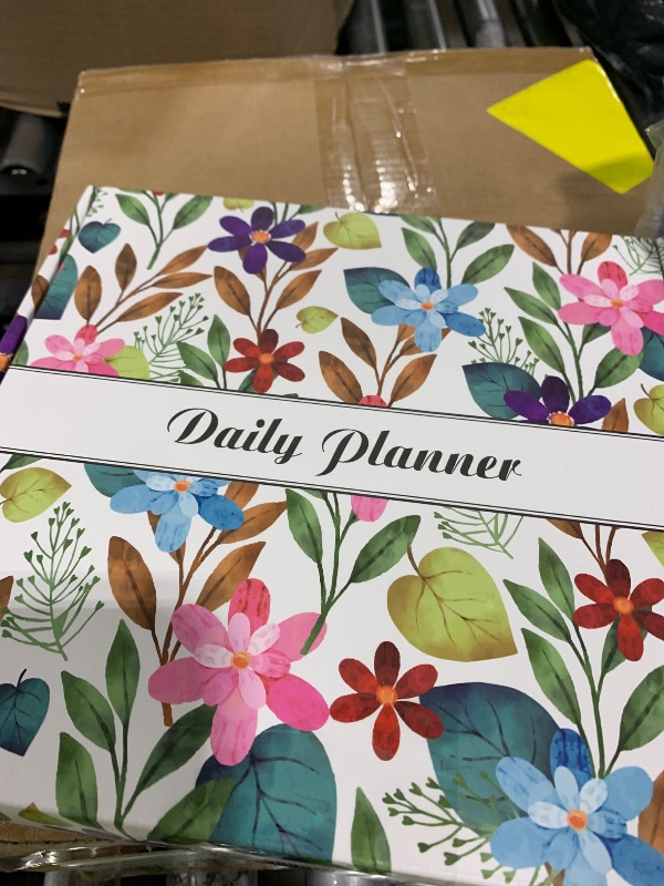 Photo 1 of CAGIE 2025 Planner, Weekly and Monthly, January - December 2025, 8.3" x 9.3", Hardcover Spiral Bound, 12 Monthly Tabs, Elastic Closure, Stickers